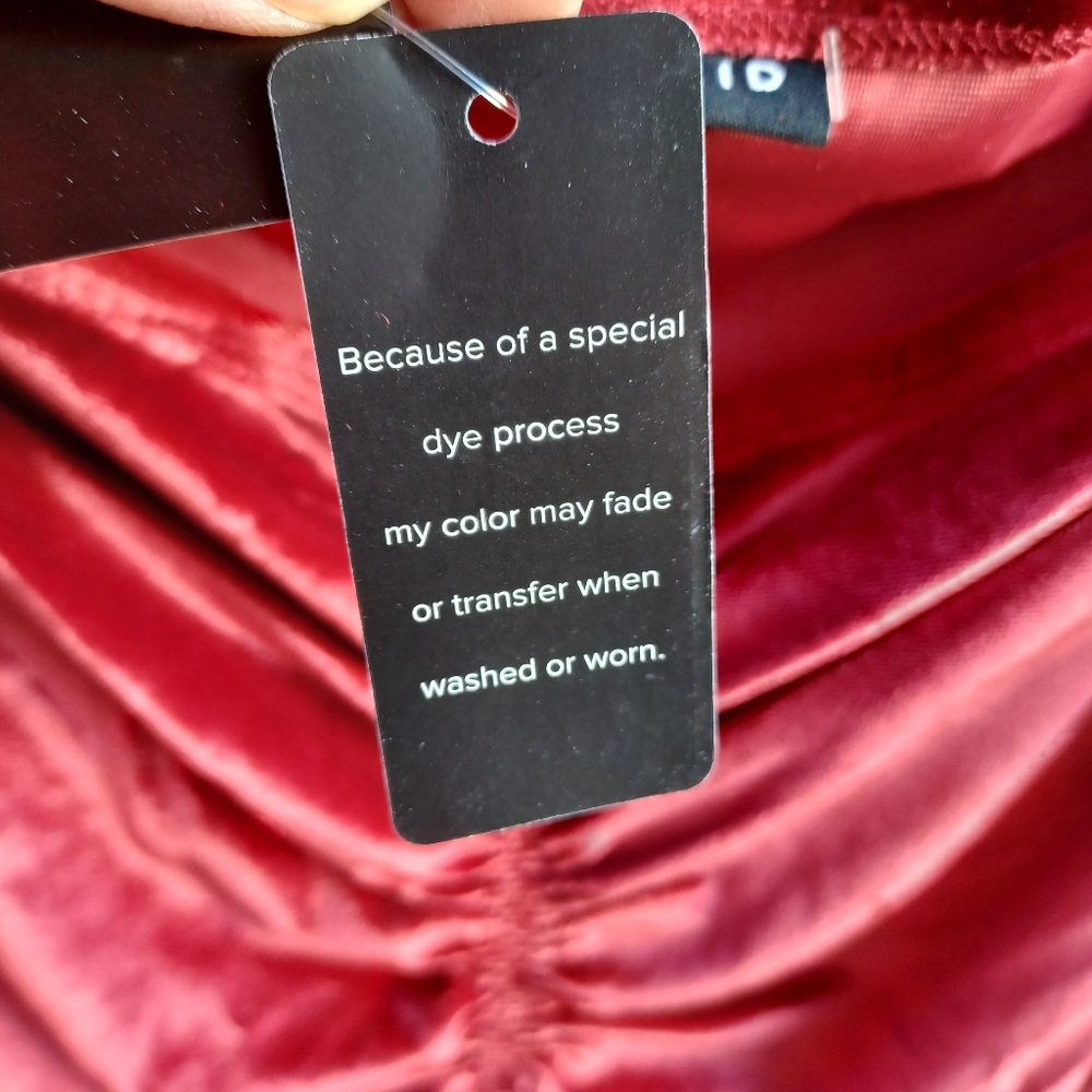 Torrid Red Off-Shoulder Blouse - Picture 7 of 8